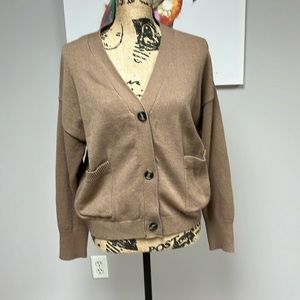 Cardigan sweater. Size large